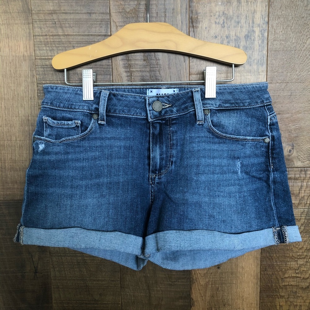 Paige Jimmy Jimmy mid rise denim jean shorts 26 S